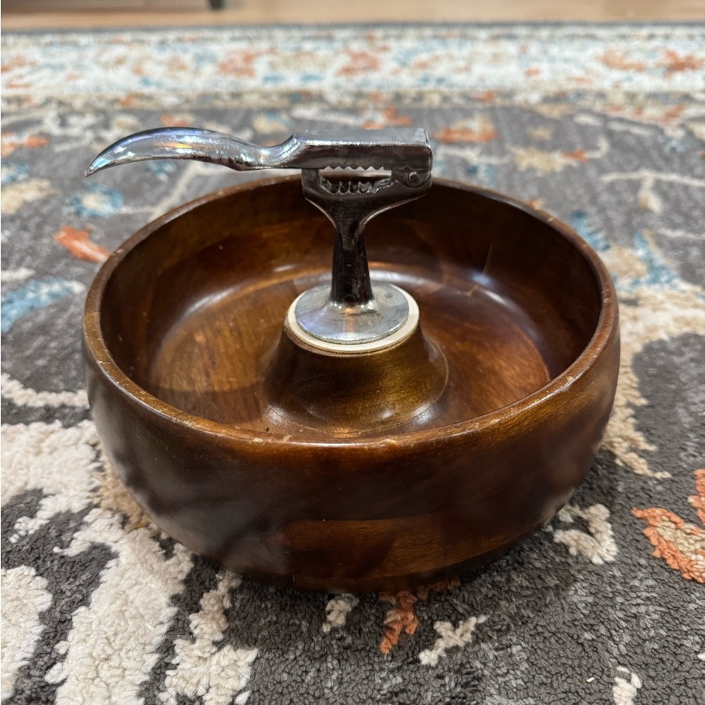 Vintage Brown Nut Cracker Walnut Color